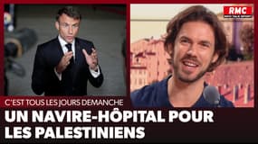 C'est tous les jours Demanche sur RMC - Macron envoie un navire-Hôpital pour les Palestiniens
