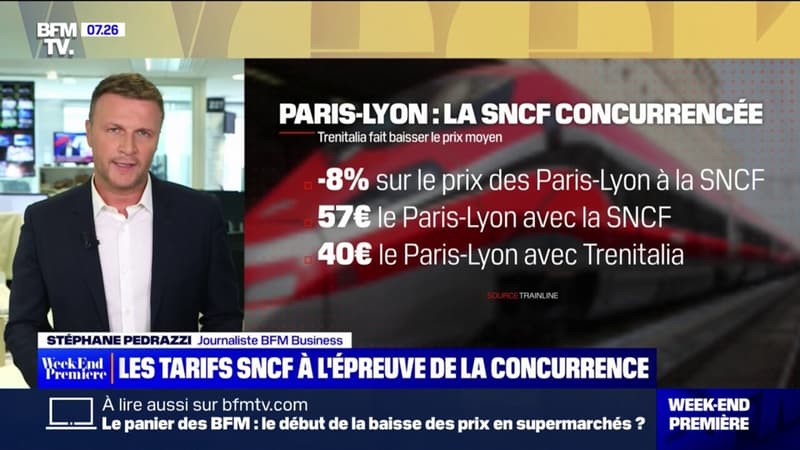 La concurrence de la SNCF va s'intensifier, les tarifs pourraient donc baisser