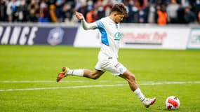 Cengiz Ünder en Coupe de France avec l'OM, le 29 janvier 2022