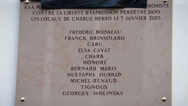 La plaque commémorative comportait une erreur au nom de Georges Wolinski.