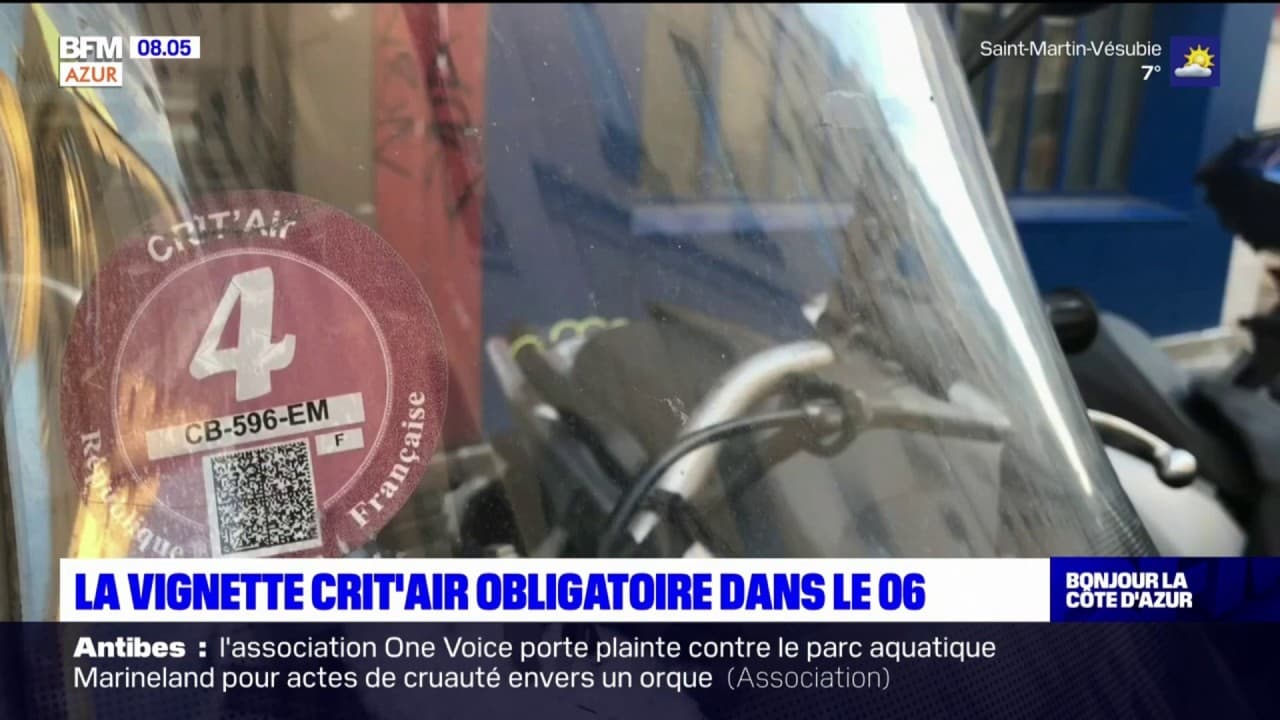 Alpes-Maritimes: la vignette Crit'Air devient obligatoire