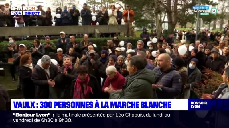 Vaulx-en-Velin : 300 personnes à la marche blanche
