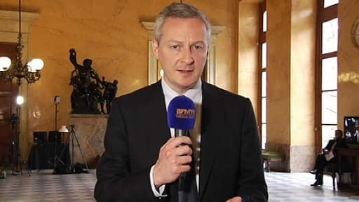 Le député UMP Bruno Le Maire mardi à l'Assemblée nationale