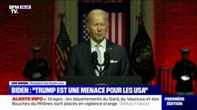 Joe Biden estime que Donald Trump et le parti républicain constituent "une menace" pour les États-Unis