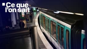 Une rame de métro à Paris.