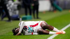 David Boly blessé lors de Vendée Fontenay-PSG, le 20 décembre 2025.