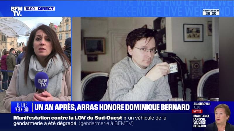 Arras: comment va se dérouler la cérémonie d'hommage à Dominique Bernard, tué dans un attentat il y un an?