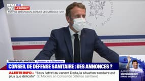 Emmanuel Macron: "Nos Antilles délivre une démonstration cruelle" de l'efficacité de la vaccination