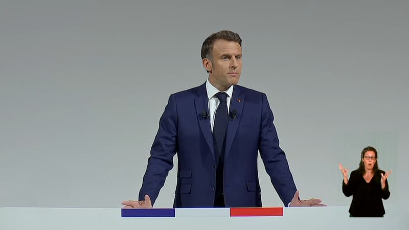 Conférence d'Emmanuel Macron: le président dénonce des alliances 
