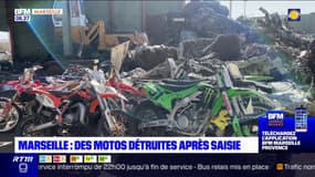 Marseille: des motos détruites après avoir été saisies lors de rodéos urbains