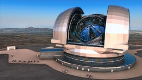 Le télescope ELT (vue d'artiste)