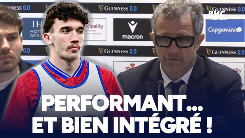 Galles 12-54 France : "Il a intégré l'équipe de manière naturelle" se réjouit Galthié sur l'apport de Brau-Boirie