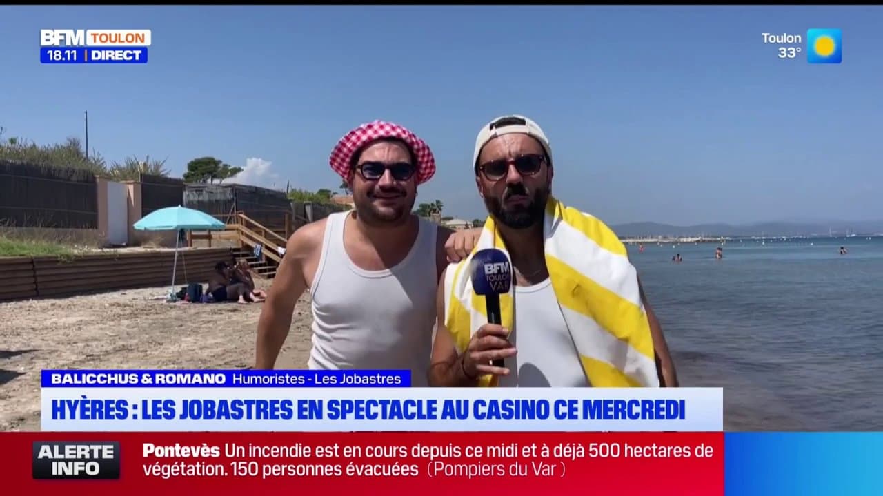 Les Jobastres en spectacle au Pasino de Hyères ce mercredi soir
