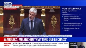 "LFI, avec Jean-Luc Mélenchon, est le premier danger politique pour notre République", affirme Laurent Wauquiez (LR)
