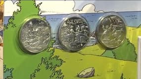 Des pièces de monnaie à l'effigie d'Astérix