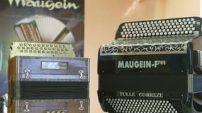 Des accordéons Maugein à la fabrique de Tulle, le 14 septembre 2005 en Corrèze
