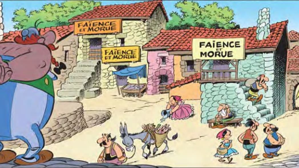 Une planche d'"Astérix en Lusitanie", de Fabcaro et Didier Conrad, qui paraît le 23 octobre 2025. Une planche d'"Astérix en Lusitanie", de Fabcaro et Didier Conrad, qui paraît le 23 octobre 2025.