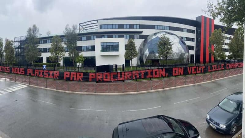 Nice: une banderole des supporters incite à perdre contre Lille