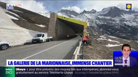 Hautes-Alpes: la galerie de la Marionnaise, immense chantier