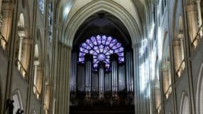 Le grand orgue de la cathédrale Notre-Dame de Paris, le 29 novembre 2024 à Paris