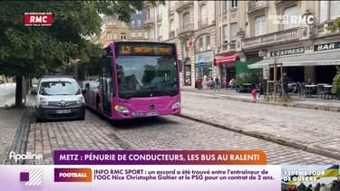 Manque de chauffeurs de bus à Metz