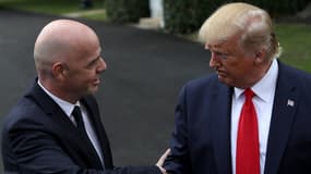 Gianni Infantino et Donald Trump lors d'une rencontre à la Maison Blanche - le 09/09/2019