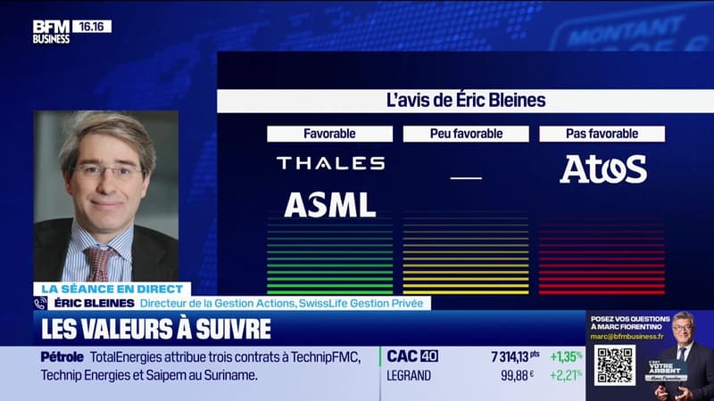 Atos et ASML, valeurs du jour - 14/11