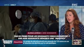 La colère d'Alissia, aide soignante, contre le refus de prime aux soignants venus en renfort