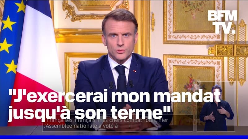 Gouvernement Barnier censuré: l'allocution d'Emmanuel Macron en intégralité