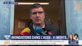 Inondations dans l'Aude: le maire de Trèbes évoque un bilan d'"au moins 6 morts" dans la commune