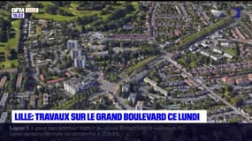 Lille: travaux sur le Grand Boulevard lundi 21 août