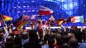Des drapeaux durant l'Eurovision 2014 au Danemark 