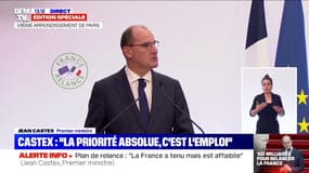 Jean Castex lors de la présentation du plan de relance: "j'en appelle au sens des responsabilités de tous les acteurs"