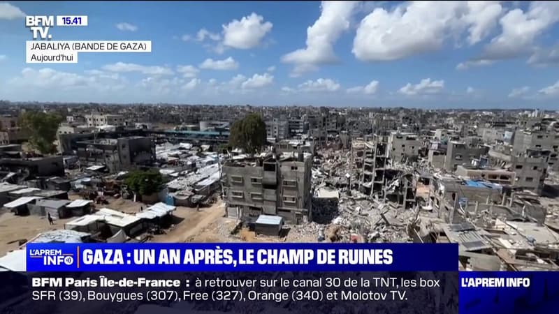 Bande de Gaza: un an après le 7-Octobre, l'enclave est devenue un champ de ruines