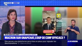 Macron sur Snapchat, coup de com' efficace ? - 05/12