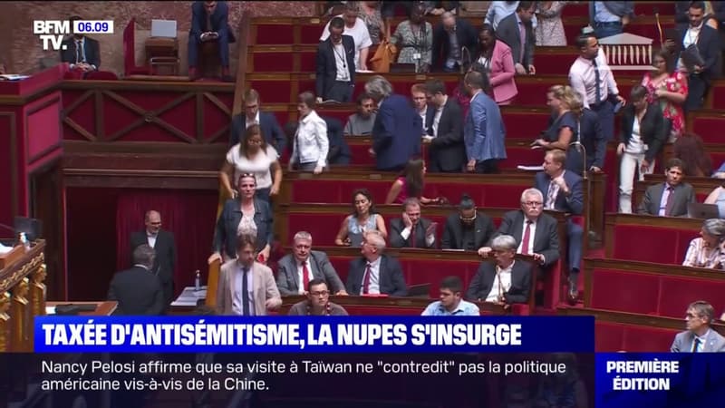 Accusés d'antisémitisme, les députés de la Nupes quittent l'Assemblée