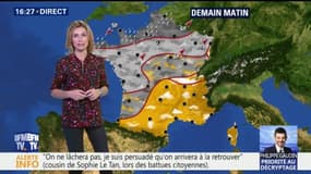 Un ciel maussade sur le nord-ouest et un temps encore estival sur le sud-est