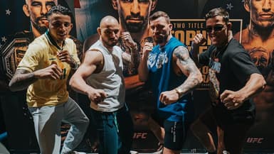 Les Fighting Nerds Carlos Prates, Jean Silva, Mauricio Ruffy et Caio Borralho