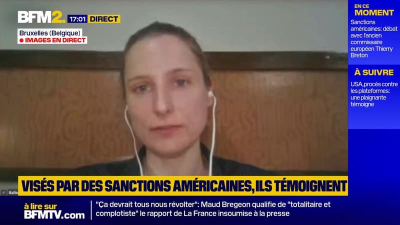 "La Commission européenne ne devrait pas être intimidée": une directrice d'une ONG allemande engagée, visée par des sanctions américaines, témoigne