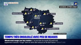 Météo Paris-Ile de France du 26 août : Temps très ensoleillé avec peu de nuages