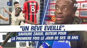Nice 1-2 PSG : "Un rêve éveillé", savoure Zague, buteur pour la première fois le jour de ses 18 ans