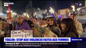 Var: des centaines de manifestants contre les violences faites aux femmes