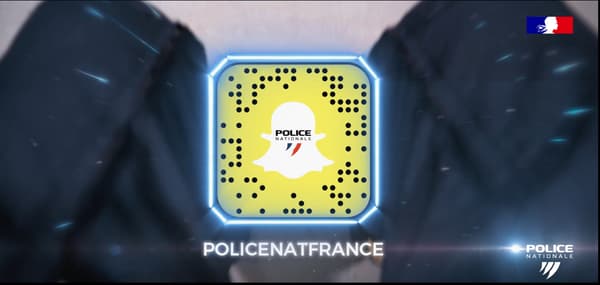 La police nationale se lance sur Snapchat.