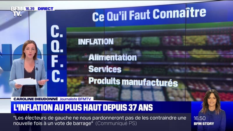 L'inflation au plus haut depuis 37 ans