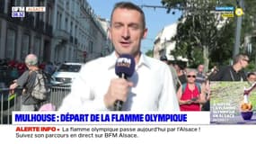JO 2024: la flamme olympique entame son périple alsacien