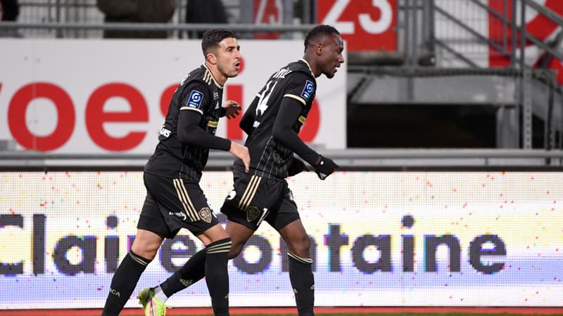 Nancy-Ajaccio: la joie de Nouri et Bayala