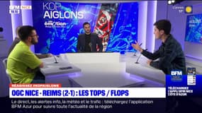 Ligue 1: les tops et les flops de Nice-Reims