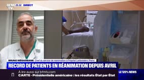 Covid-19: le professeur Mégarbane s'attend "à une saturation de 100% des lits" de son hôpital "vers la mi-novembre"