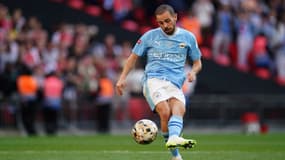 Bernardo Silva lors du Community Shield entre Manchester City et Arsenal (1-1, 1 t.a.b. 4), le 6 août 2023