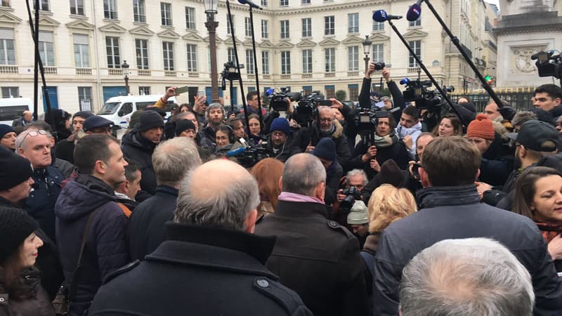 L'intersyndicale a tenu une conférence de presse ce mercredi.